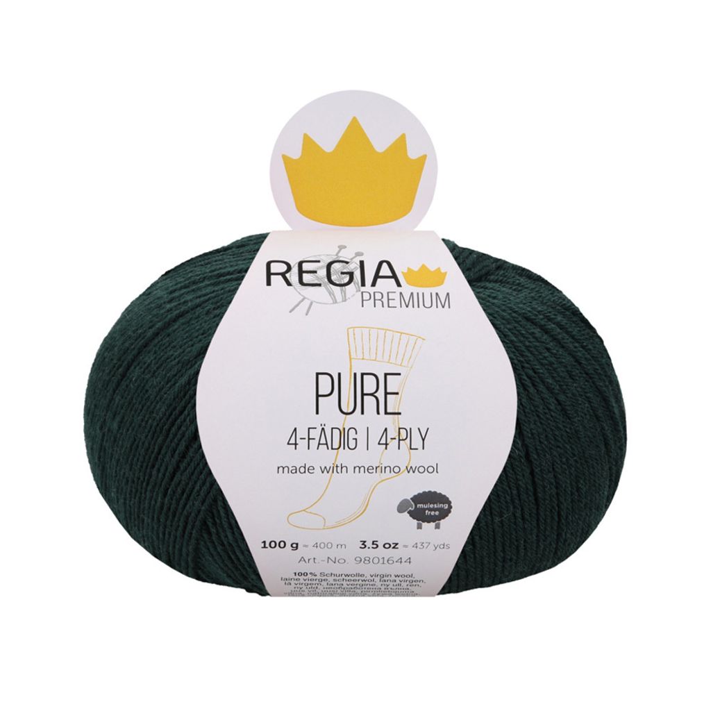 Regia Premium Pure 00072 Leaves Strickgarn Produktbild 