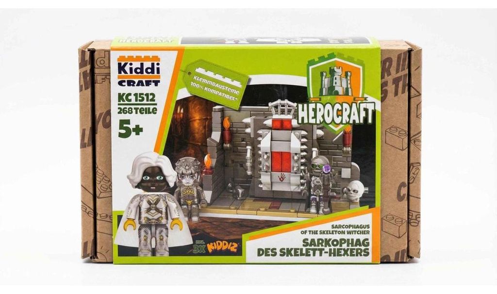 Sarkophag des Skelett-Hexers Baustein-Set 268 Teile