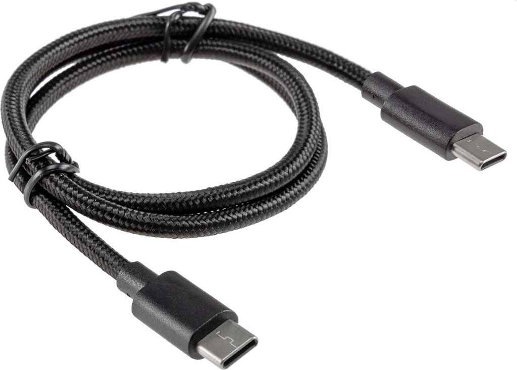 USB-Kabel USB-C auf USB-C 0,5m Stecker/Stecker, 5-20V, max 60W / 3A