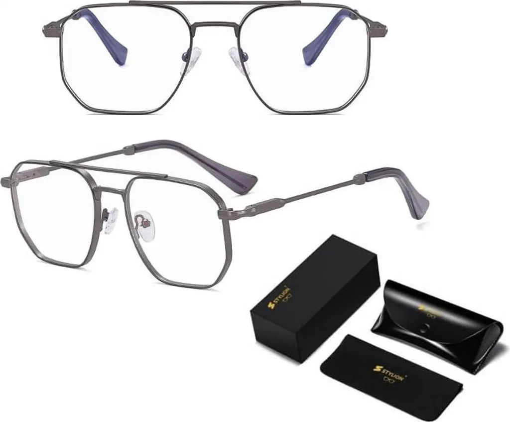 Idea Regalo: Montatura Occhiali 601A Grigia Elegante e Versatile