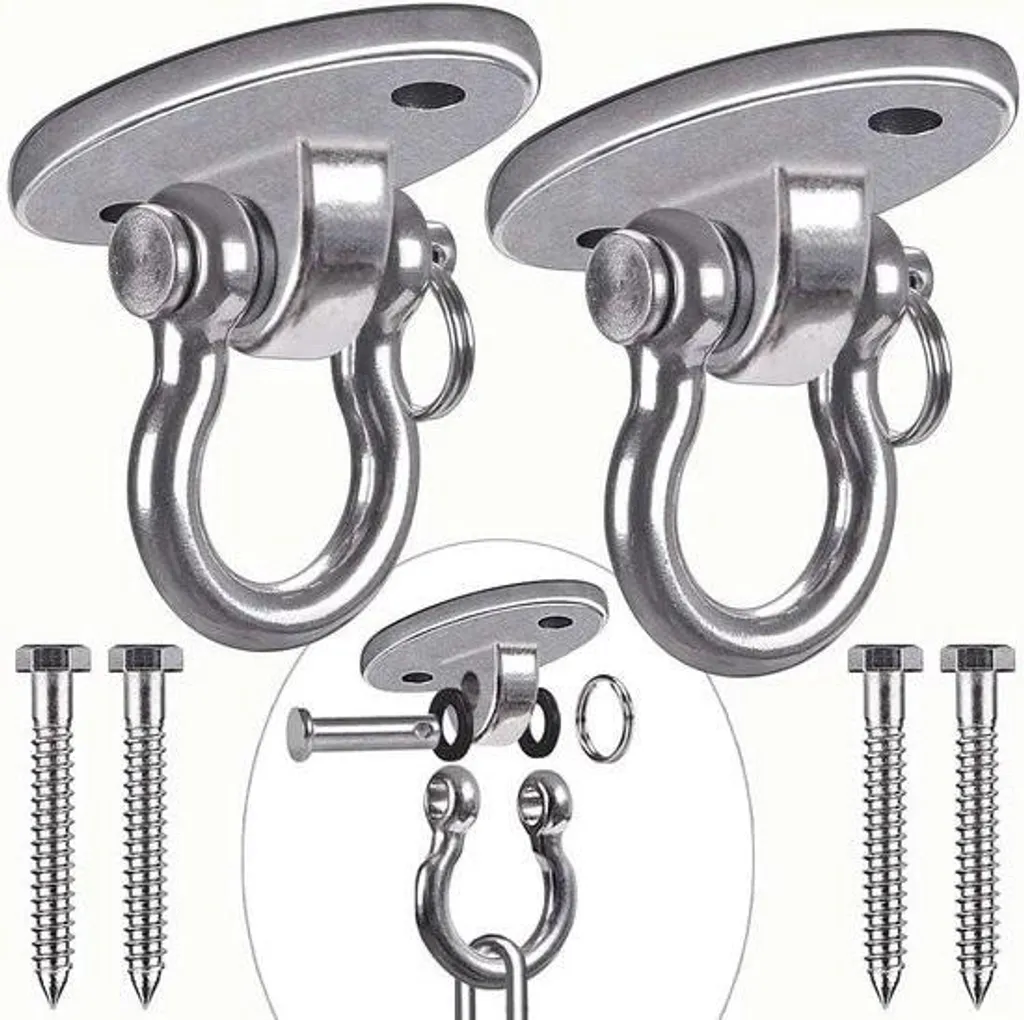 Support de Fixation Plafond pour Fauteuil Suspendu et Yoga - Set de 2
