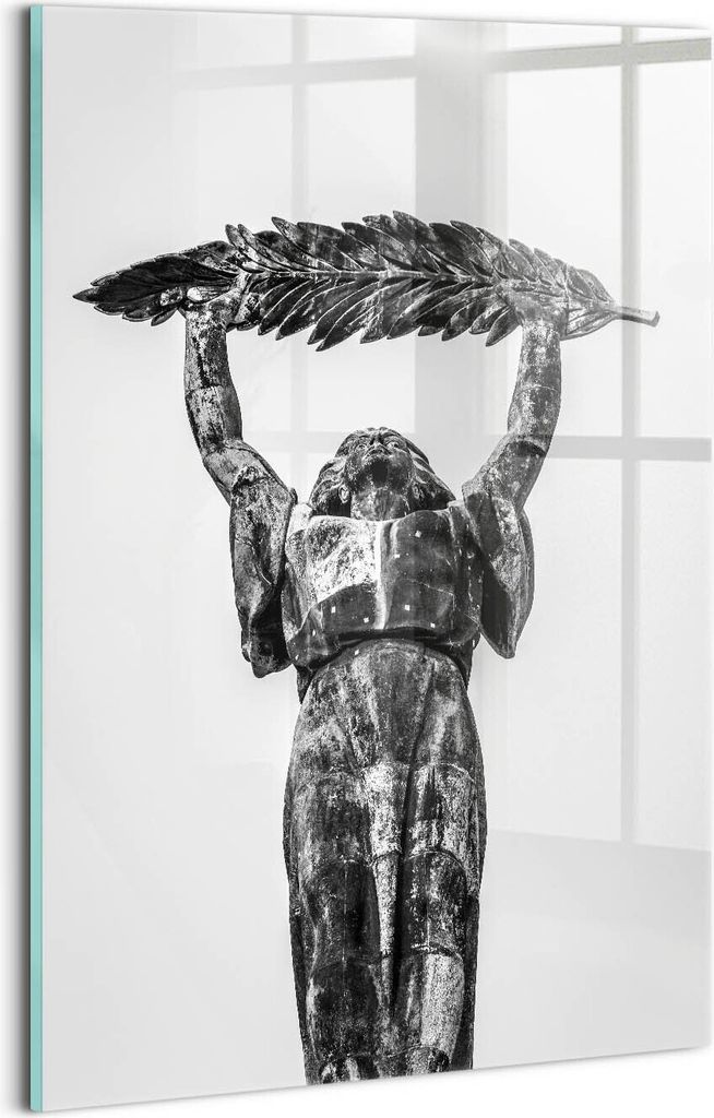 Designer Glasbild - Wandbild - Glas Bild - 20x30 cm - Freiheitsstatue In Budapest