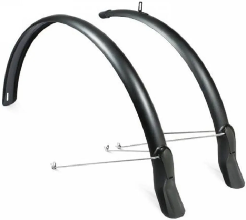 Garde-boue Scatto Eurofender 51 mm en noir mat pour vélos de 26-28 pouces