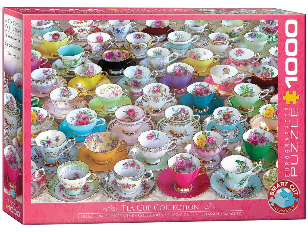 Puzzle 1000 elementów Kolekcja filiżanek Zdjęcie produktu 