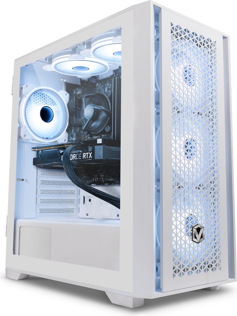 Vibox III-39 Gaming PC Weiß - Intel Core i7 9700KF 4,9 GHz - Nvidia GTX 1660 Super 6 GB - 32 GB RAM - 1 TB SSD - Windows 11 - WiFi
