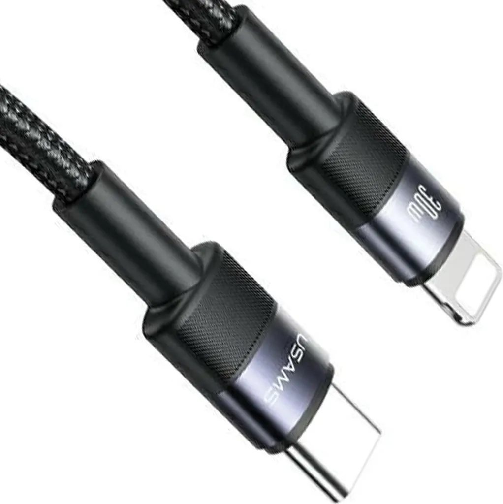 Specifiche Usams SJ729: Cavo USB-C Lightning 30W Alluminio Nero