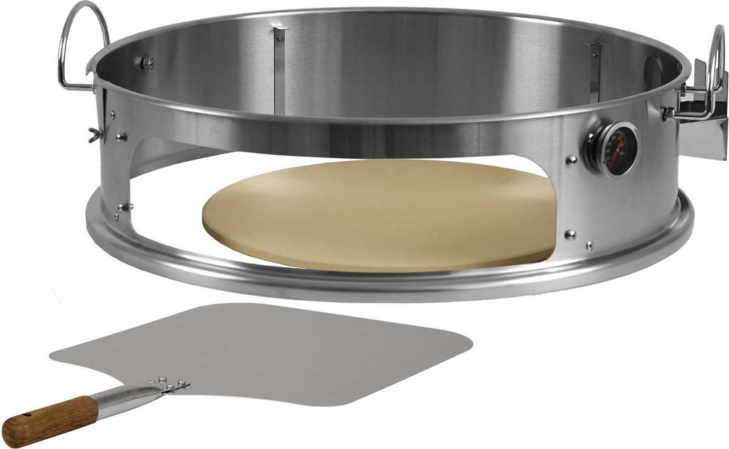 BBQ-Toro Edelstahl Pizzaring Set mit Grillspieß für Ø 57 cm Produktbild 5