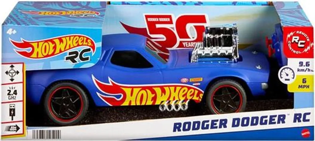 Hot Wheels RC Rodger Dodger 1:16 - Voiture Télécommandée de Course
