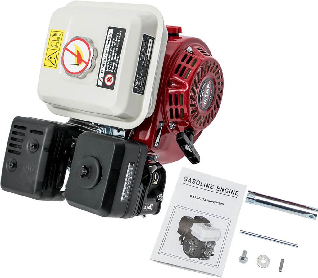 5.5 PS  4.1 kW Benzinmotor Standmotor Kartmotor 4-Takt 20mm Produktbild 
