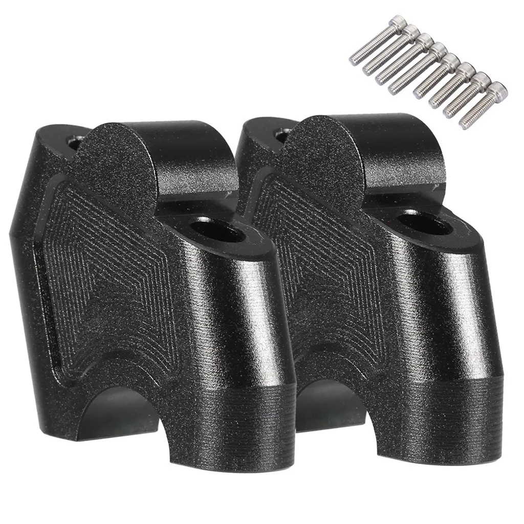 Paire de Colliers de Montage pour Guidon de Moto Universels Réglables