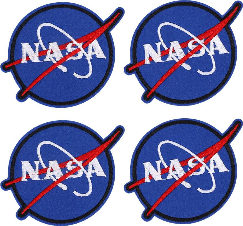 8pcs gestickte Patches für Kleidung Applices Nähdekoration DIY Aufkleber NASA -Stil Stil