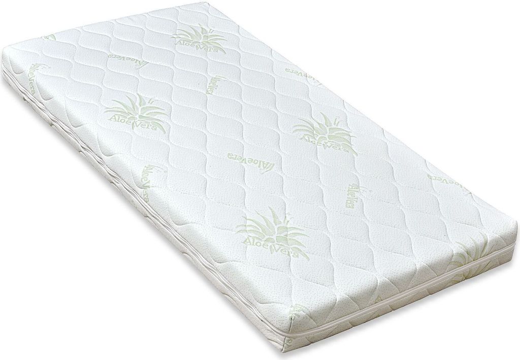 SAPPHIRE Babymatratze Oval 75x33x4 Cm - Gesteppter Bezug Für Kinderbett Und Kinderwagen