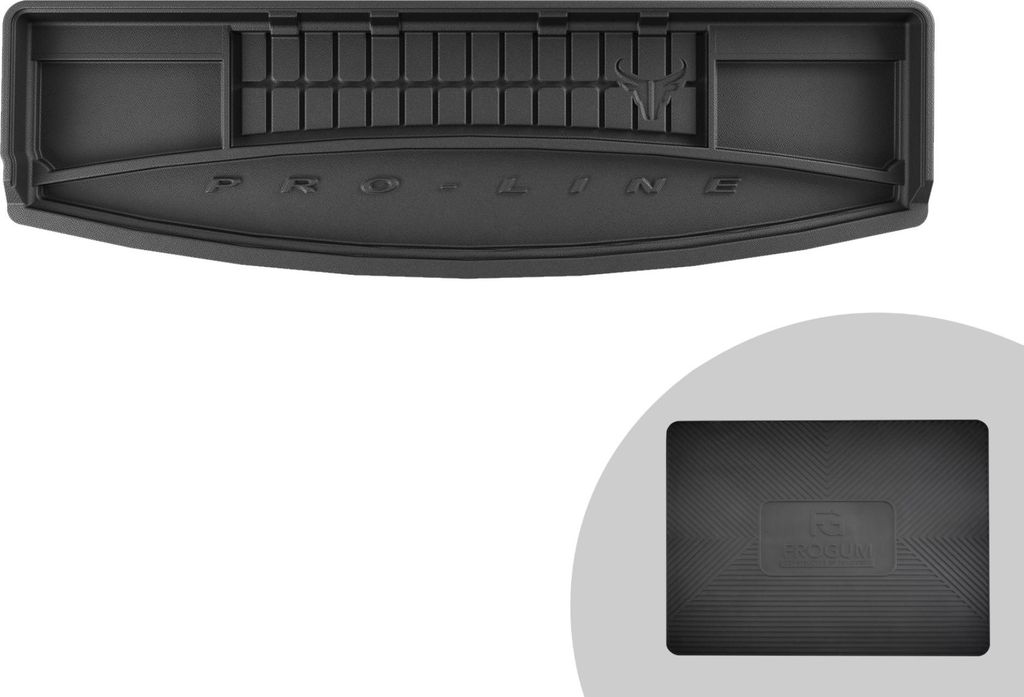 FROGUM ProLine 3D Gummimatte Exklusive Auto Kofferraummatte Kofferraumwanne für Ford S-Max II 2014-2023