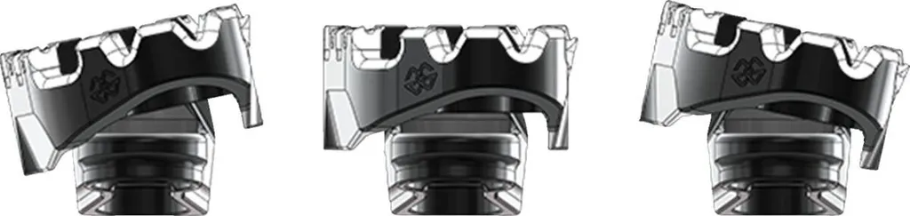 Kit Repose-Pieds Tech-X Bk Uf35 : Accessoires de Confort pour Moto Noirs