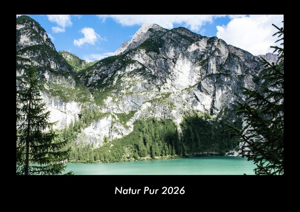 Natur Pur 2026 Fotokalender - Querformat DIN A3, Monatskalender mit Bild-Motiven aus Fauna und Flora, Natur, Blumen und Pflanzen
