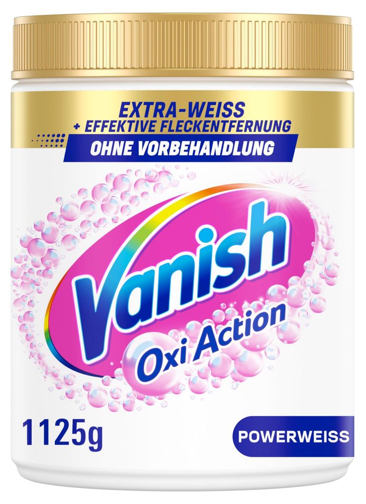 Vanish Oxi Action Powerweiss Fleckenentferner Pulver – 1 x Produktbild 