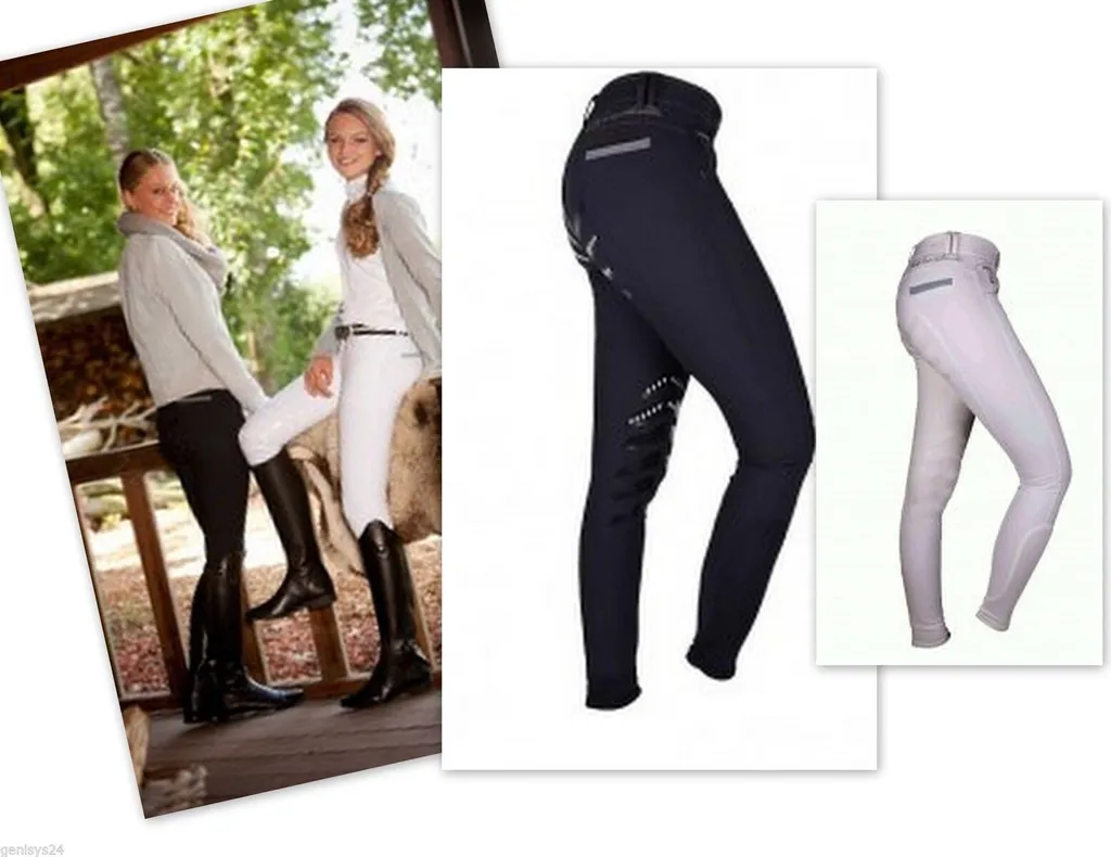 Pantalon de concours équitation femme Full Grip silicone QHP Regan