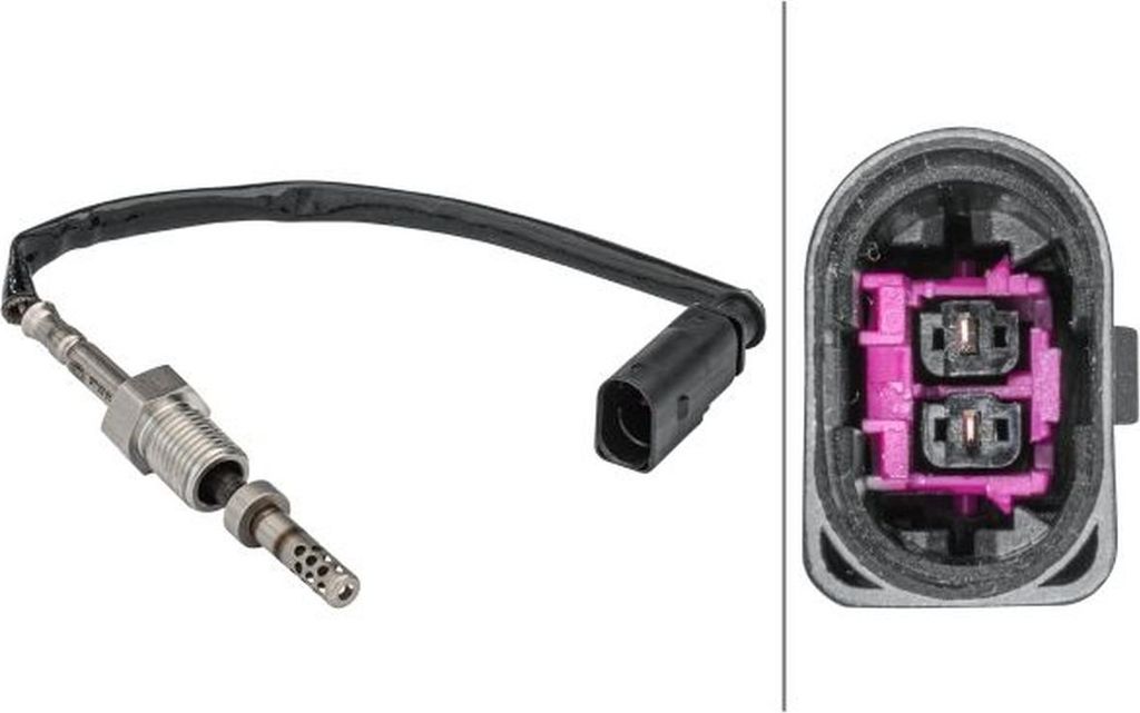 HELLA 6PT 358 181-591 Abgastemperatursensor für VW CRAFTER 30-50 Kasten (2E) 175mm