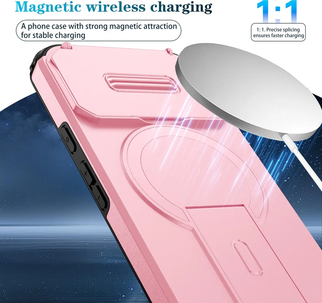 VENINGO Custodia Magnetica Per Google Pixel 9 Pro XL - Con Supporto Invisibile E Compatibilità Magsafe