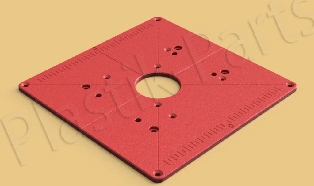 Plaque de fixation ABS pour Bosch GOF 2000 CE : finissez vos jeux de table