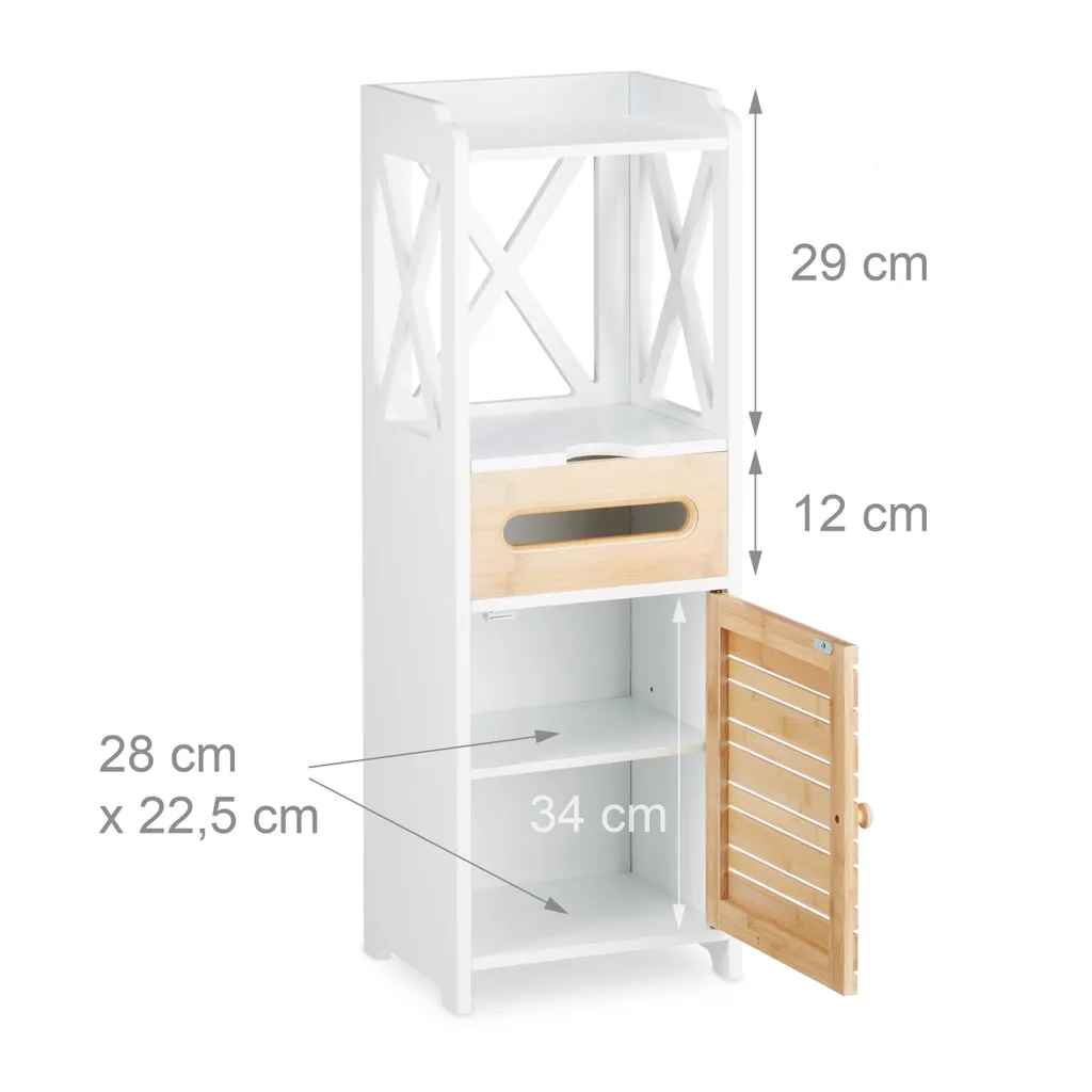 Étagère de Rangement Verticale à 5 Niveaux - Meuble d'Appoint Compact - 5
