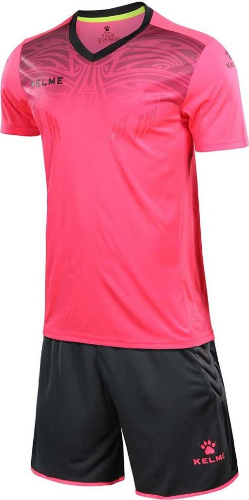 Kelme Zamora Set Schwarz,Rosa XS Mann Schwarz,Rosa XS