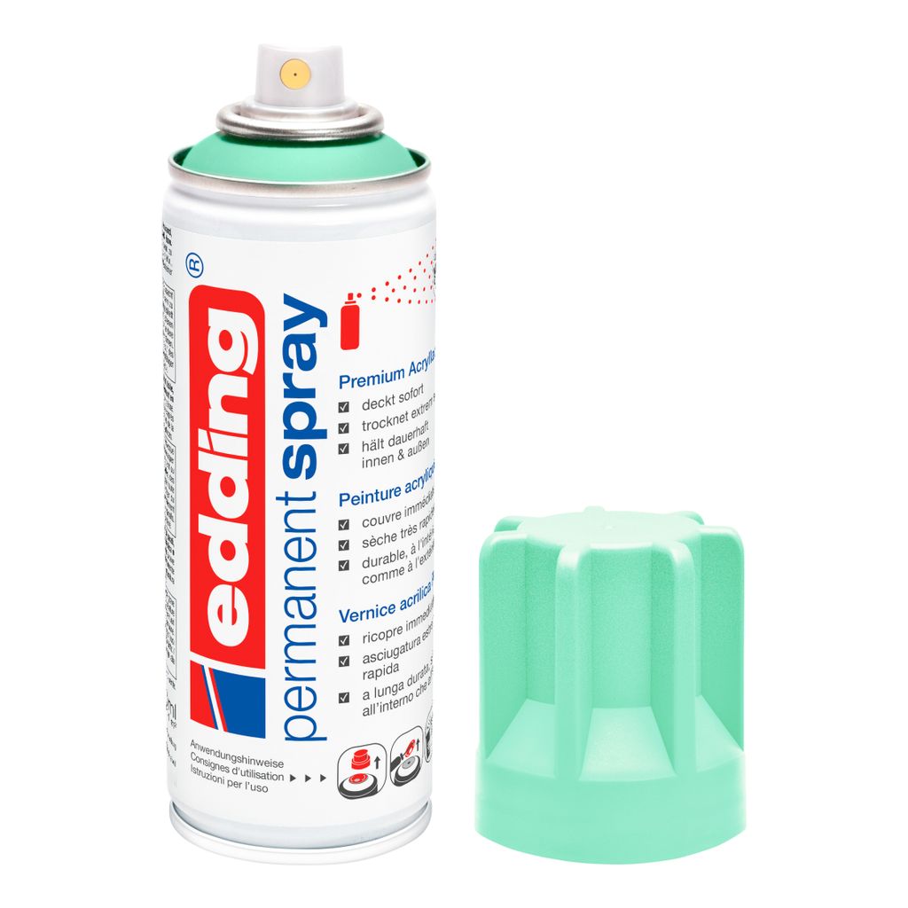 Edding 5200, 200 ml, Grün, Sprühdose, Wetterfestigkeit Produktbild 