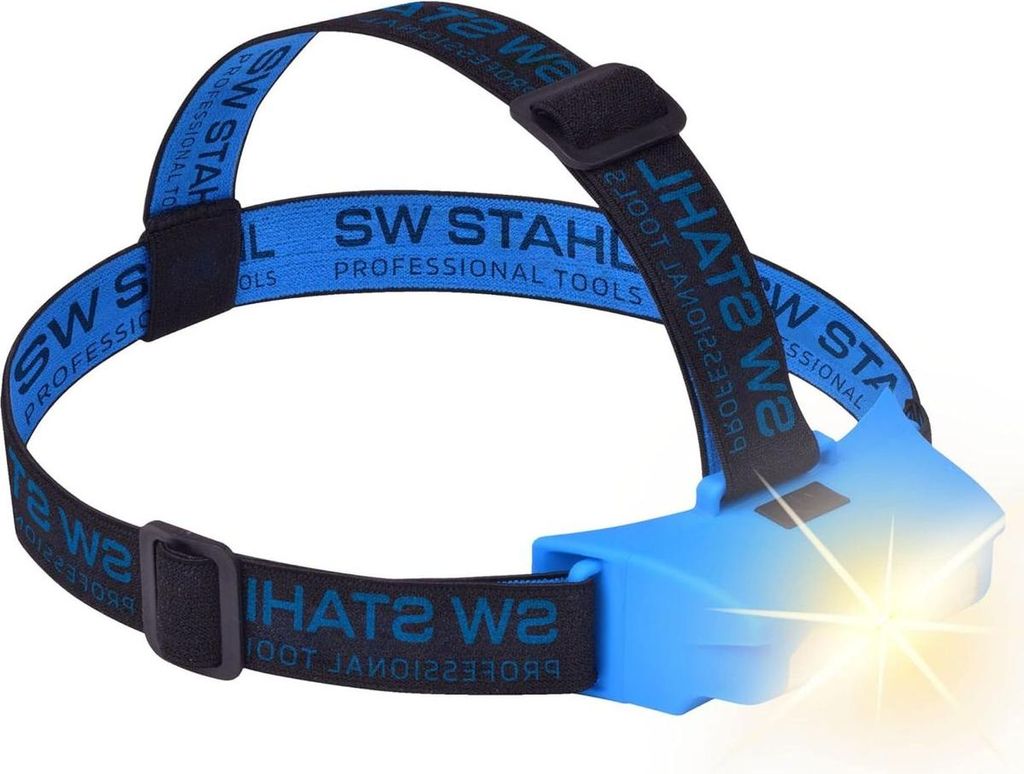 SW-Stahl S9716 2W COB LED Akku-Stirnlampe