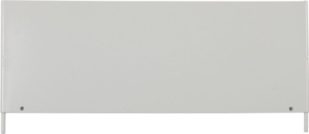 Stecktrennblech für Schulte Fachbodenregal mit Schraubsystem für MULTIplus85/150 | freistehend | HxT 14x60cm | Lichtgrau