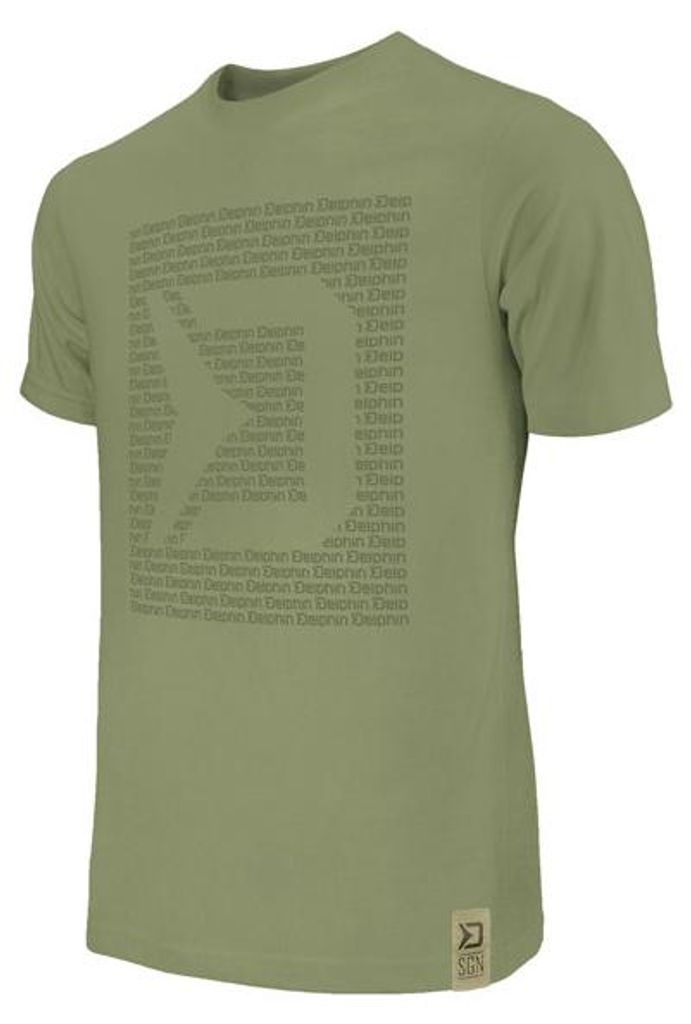 DELPHIN LOGOS, S, grün, T-Shirt, 101004881