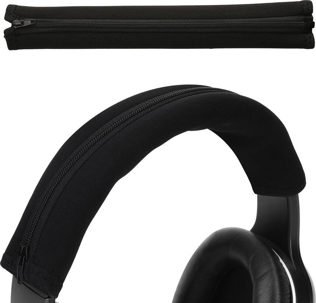 kwmobile Kopfband Abdeckung kompatibel mit Razer Kraken 7.1 V2 Pro Case - Neopren Stirnband Polster - Kopfhörer Schutz - Schwarz