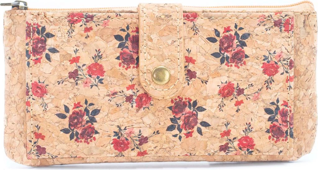 Kork Geldbörse Pequeno Geschenk Portemonnaie Geld Etui Rosen