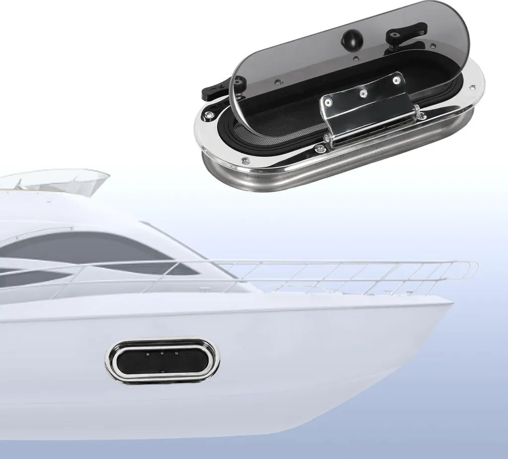 Hublot de cabine pour la ventilation de bateau et yacht en acier inox