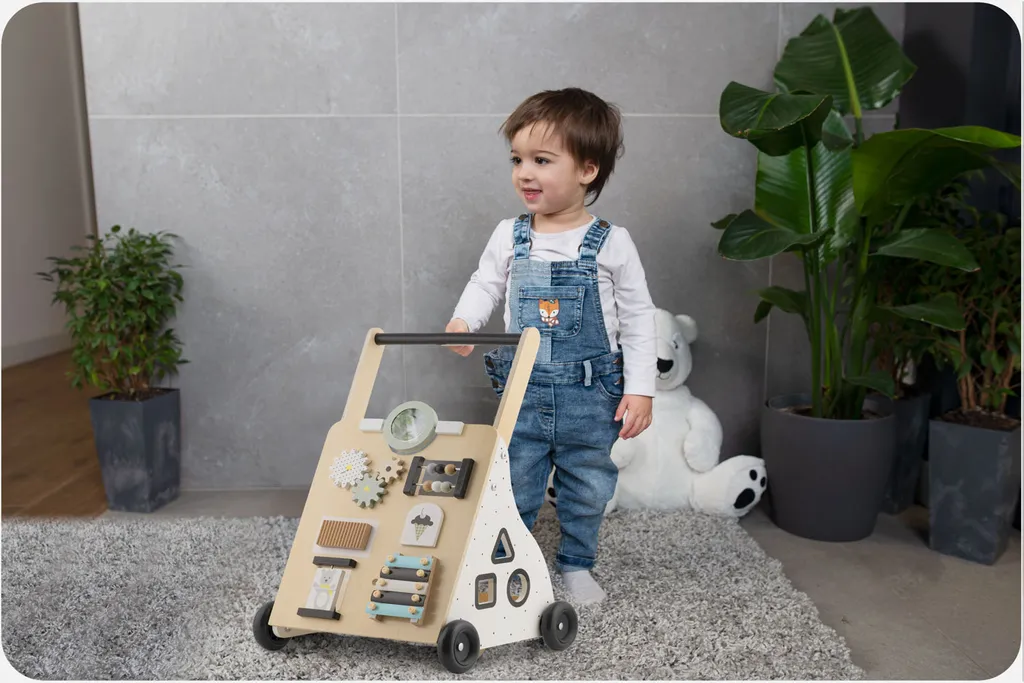 Déambulateur en bois RK-875 Ricokids - Chariot de marche pour bébé - 10