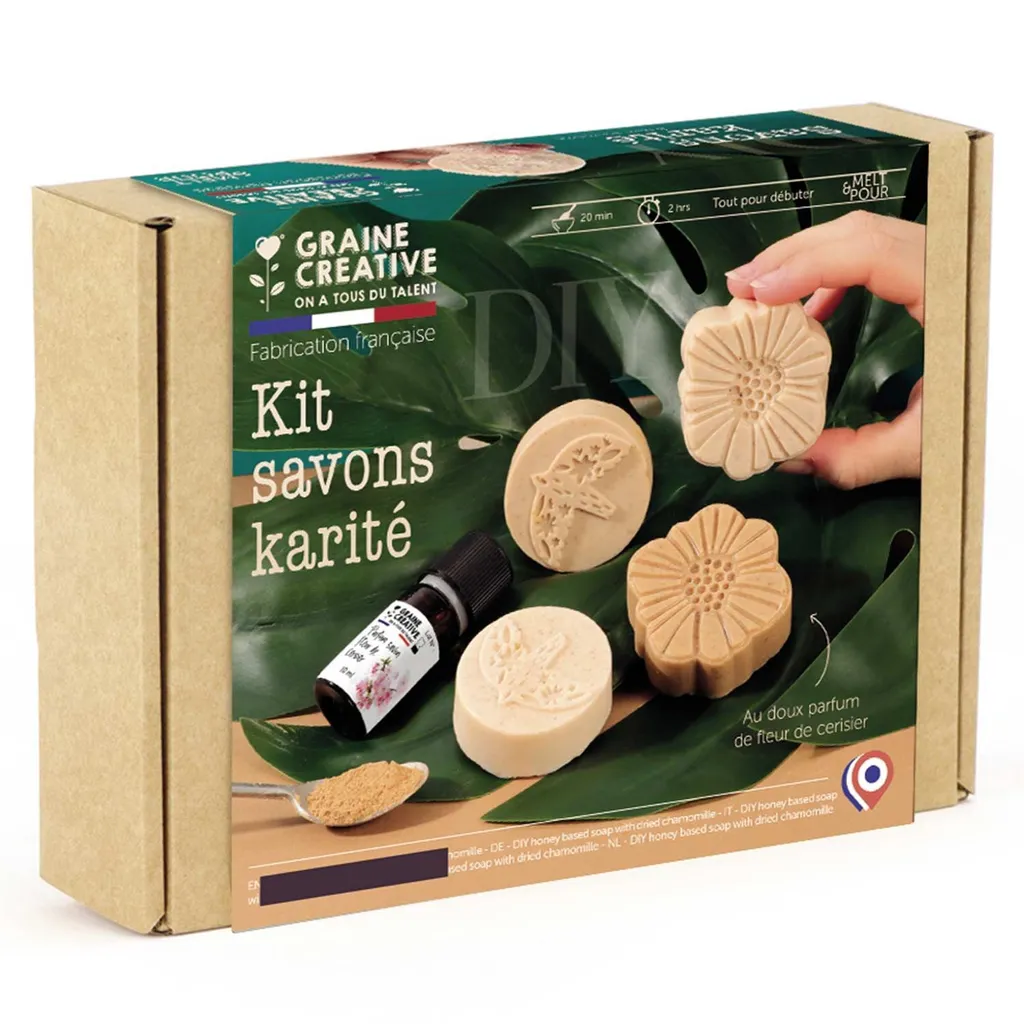 Kit Sapone Karité per Bambini e Adulti Graine Creative - Hobby Sicuro