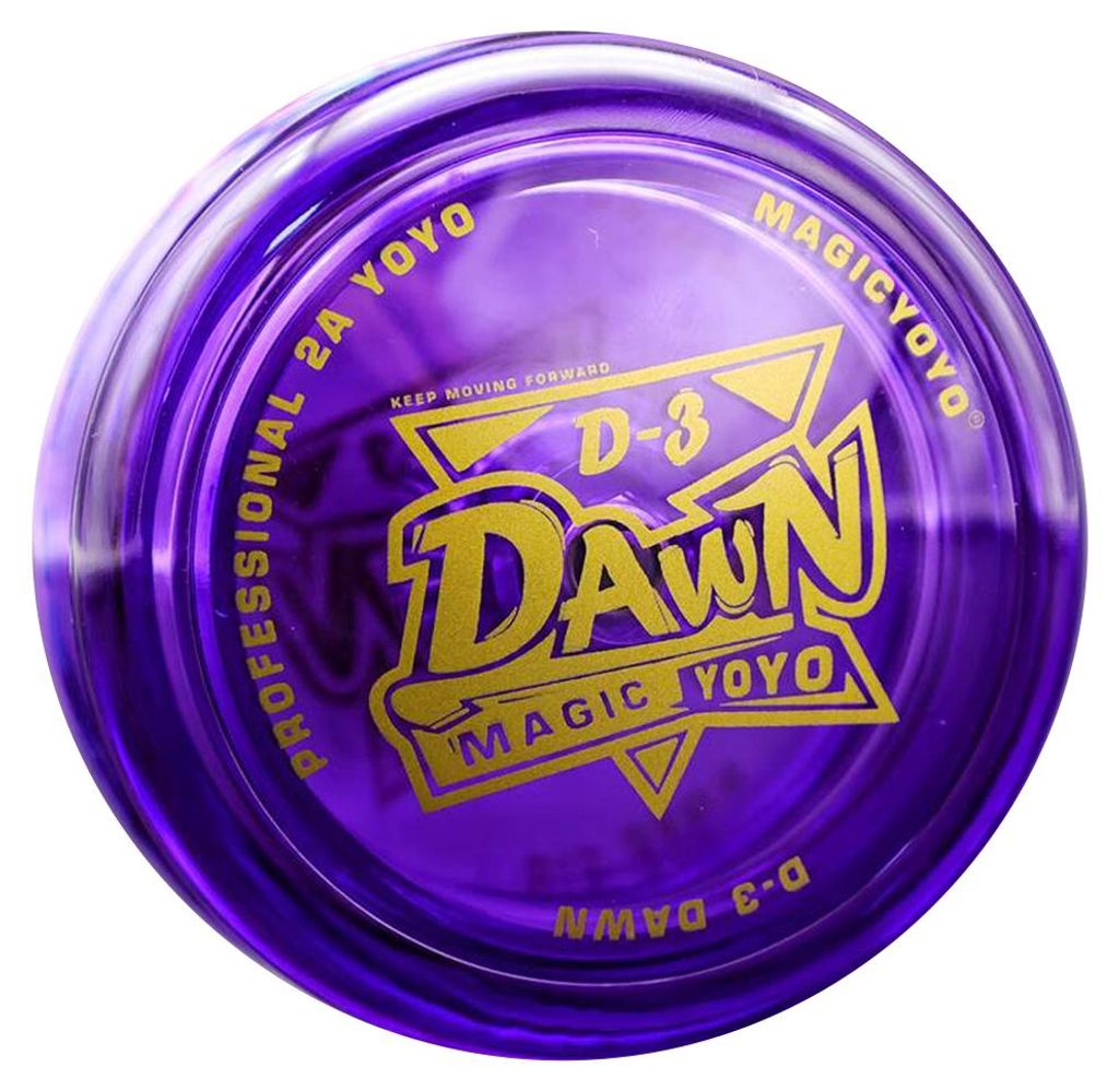 Magic Yoyo Crystal Yoyo fuer Kinder, nicht reagierendes Yoyo fuer Erwachsene, Spielzeug mit 8 Kugeln und KK-Lager fuer Kinder, Seilfarbe nach dem Z...