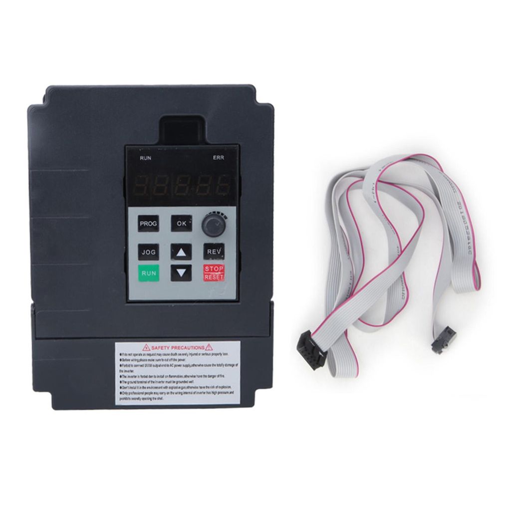 (DJD) Jh S2-2T Frequenzumrichter 2.2kW – Mini Inverter, 1-Phasen 220V Eingang zu 3-Phasen 220V Ausgang, Universal, kompakt für Motorsteuerung