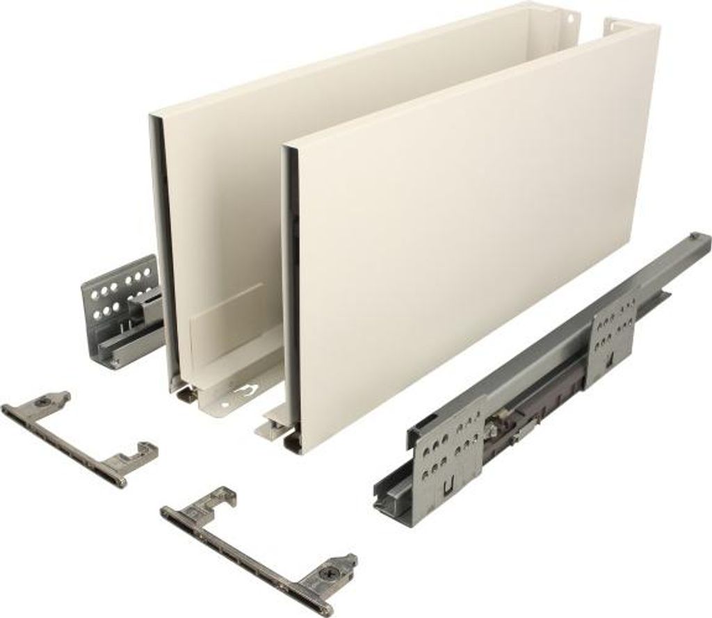 GAMET S-BOX Schublade, hoch, weiß, 350mm