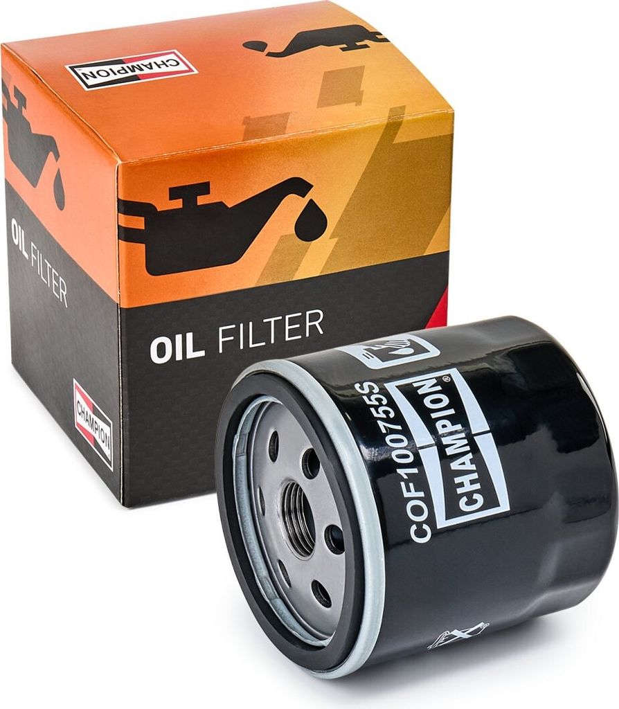 Ölfilter CHAMPION COF100755S Anschraubfilter für FORD Fiesta Mk6 Schrägheck (JA8, JR8) FOCUS III Turnier Fiesta Mk5 Schrägheck (JH1, JD1, JH3, ...