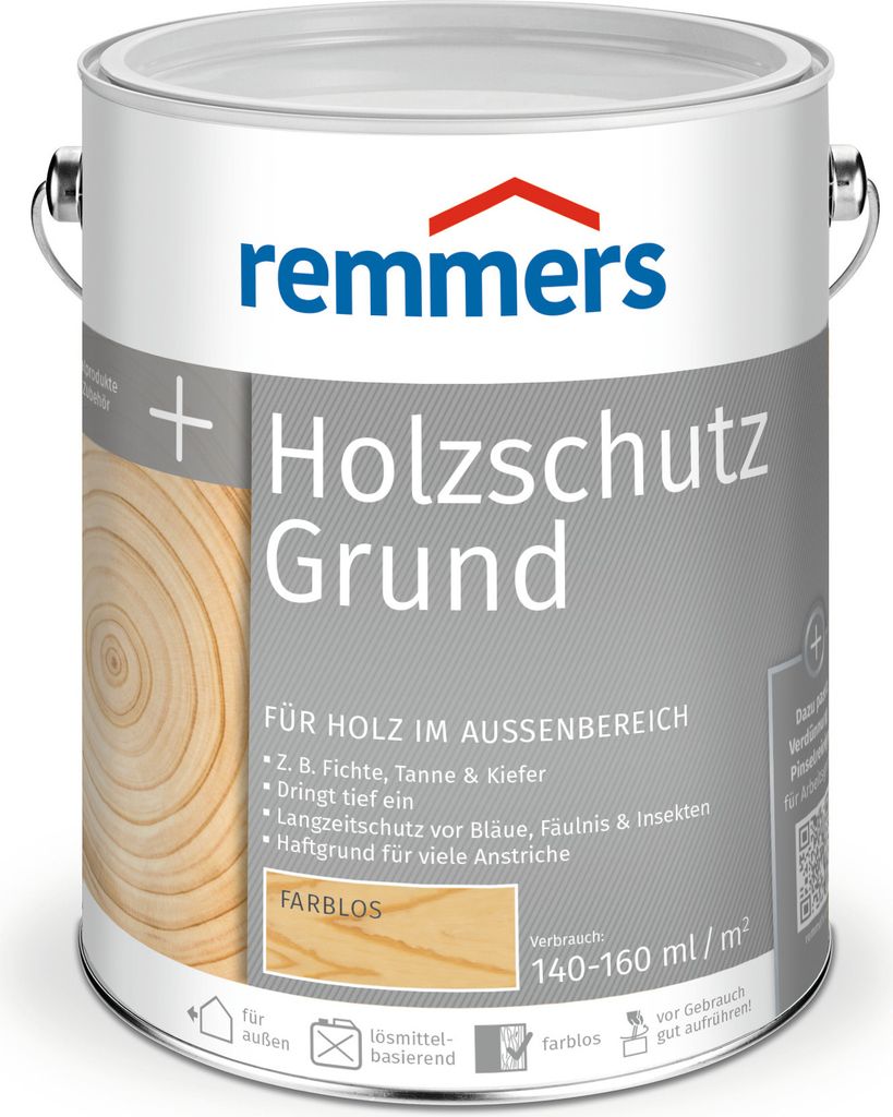Remmers Primer protettivo per legno incolore 5 l, primer Immagine del prodotto 