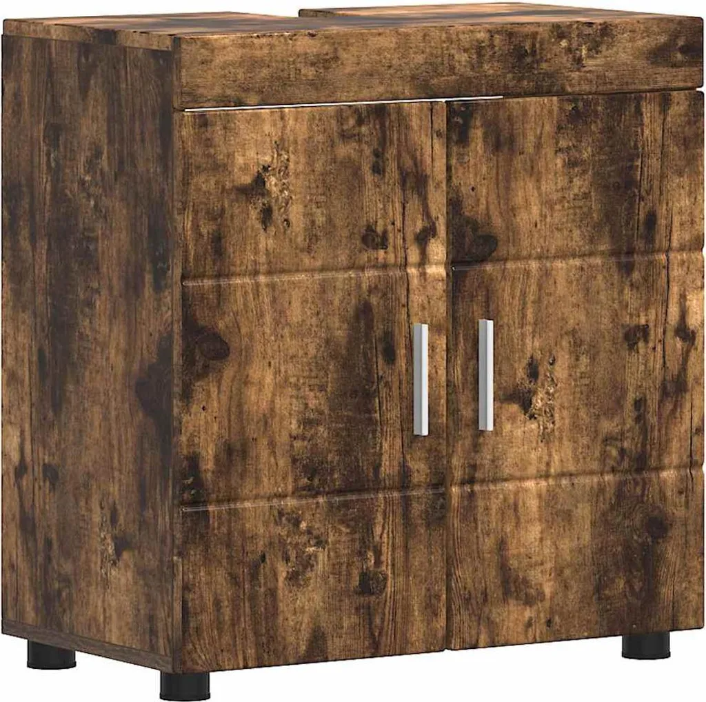 Vivi il Bagno con SYFAX TULUM: Mobile Rovere Fumé 60cm di Design