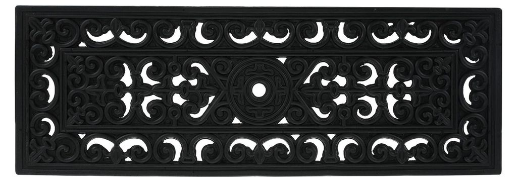 Tapis d'escalier en caoutchouc Relaxdays, rectangulaire, Image du produit 