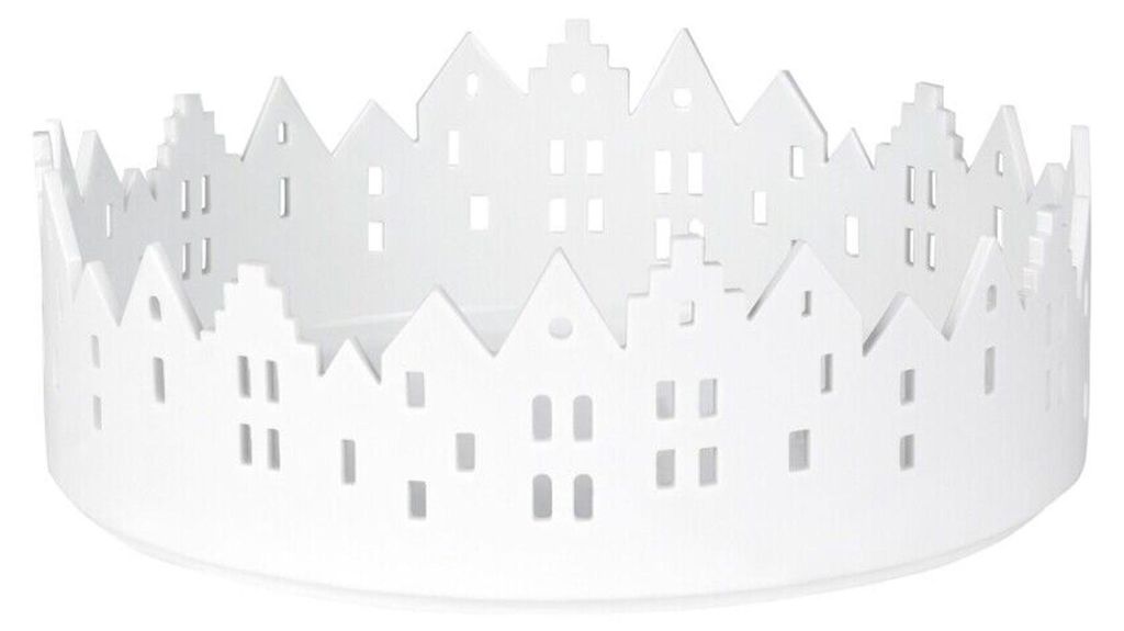Räder Stadtschale 18,5 cm Schale Weiß Porzellan mit Relief Produktbild 