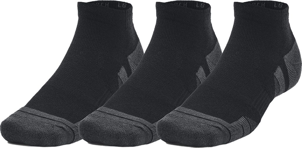 Under Armour - "Performance Tech" Socken für Herren/Damen Unisex (3er-Pack) RW9521 (M) (Schwarz)