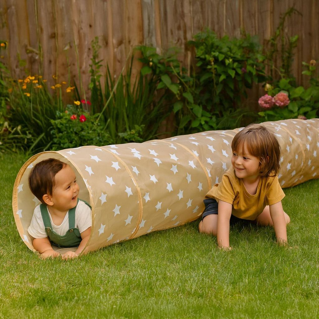 Spieltunnel für Kinder - 180 cm, Spielspaß drinnen/draußen