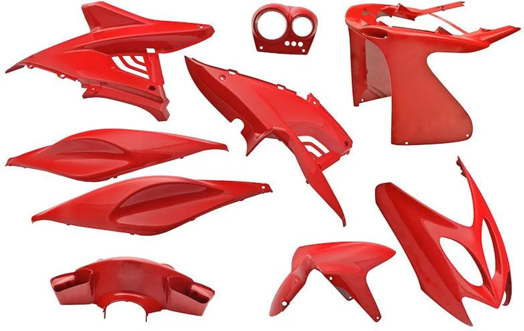 Personnaliser scooter Yamaha Aerox kit habillage Edge rouge jusqu'à 2014