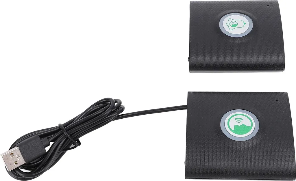 Sonnette rechargeable USB interphone 2 voies volume réglable bureau - 6