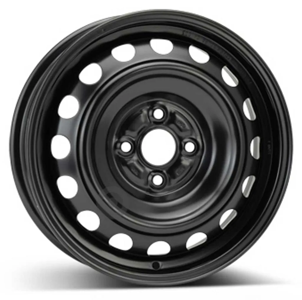 Jante ALCAR ACCIAIO 7615 5x15 4x100 ET39 Noir contre les vibrations