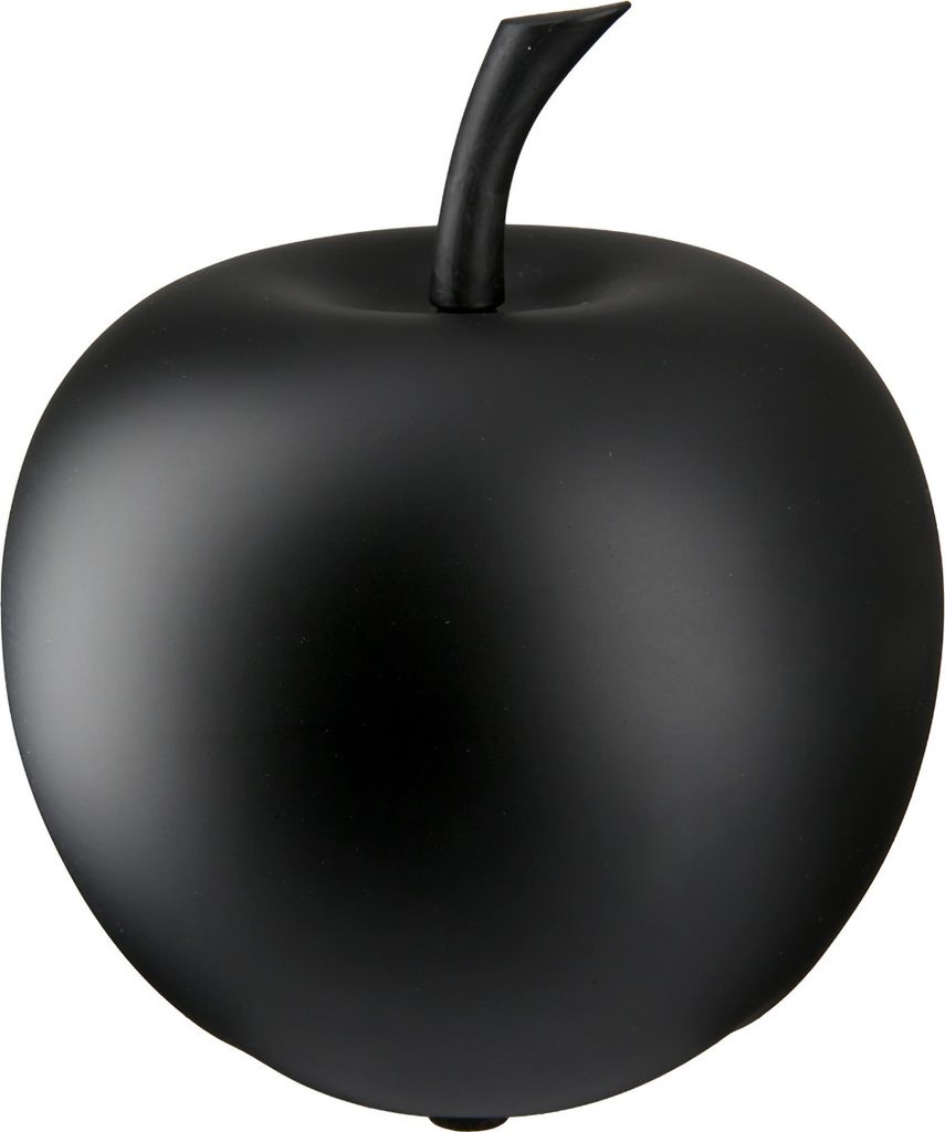 Gilde Dekoobjekt, Apfel, "Portofino", Keramik, schwarz, VE Image du produit 