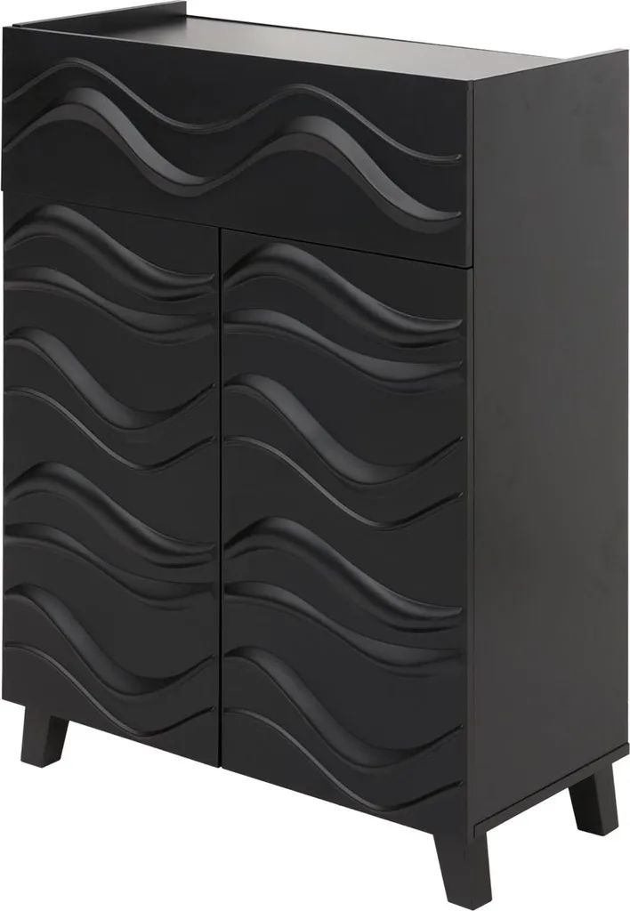 Commode Design 3D avec Ouverture par Pression, Meuble de Rangement - 15